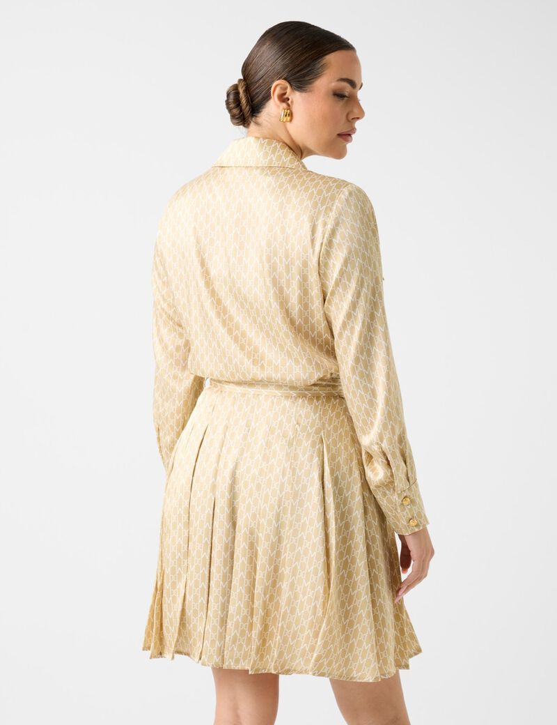 Marciano pleated mini dress