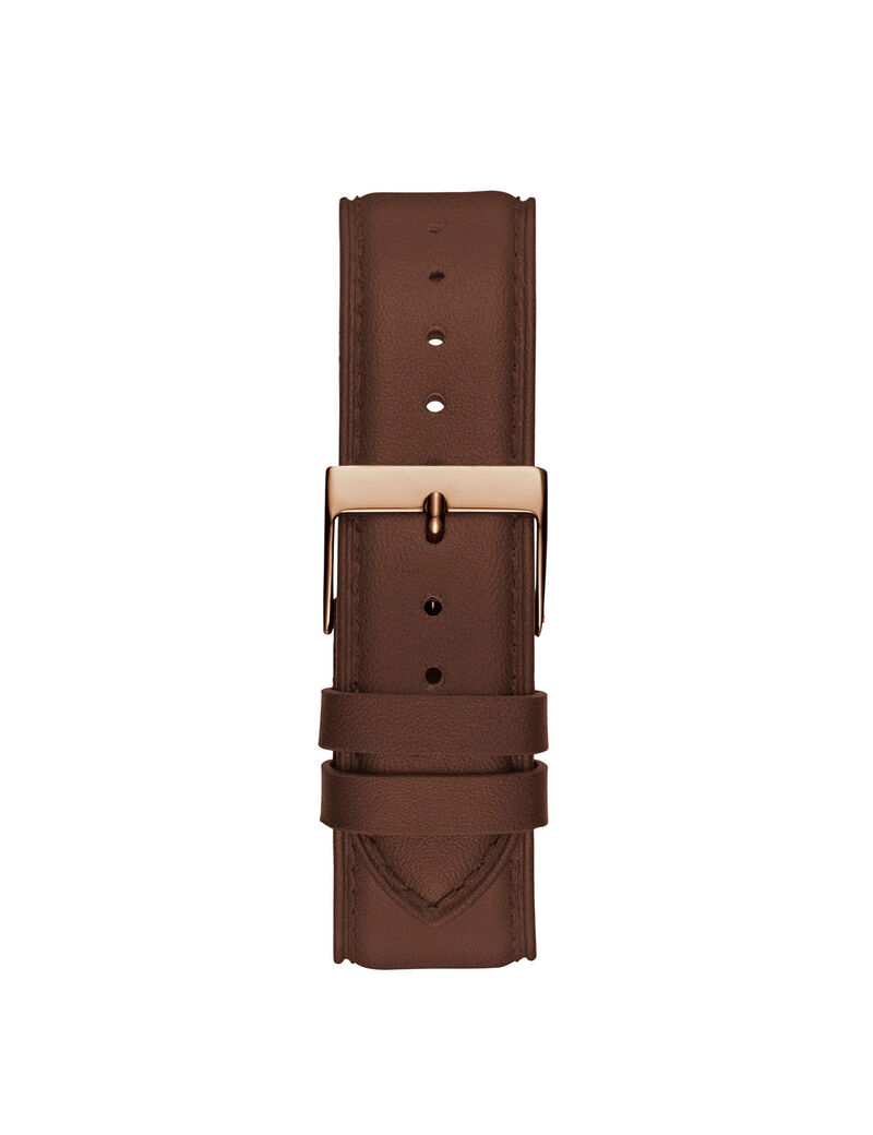 Rose Gold Leather Watch