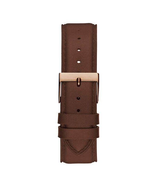 Rose Gold Leather Watch