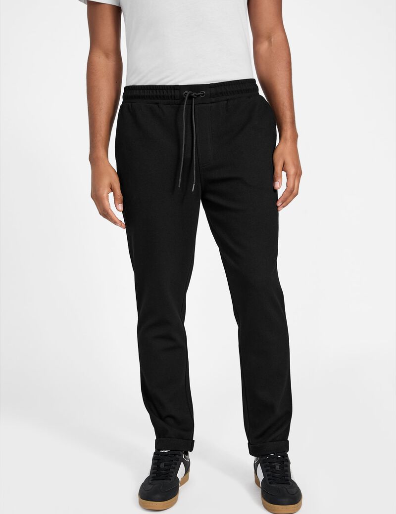 Giovanni textured jogger pants