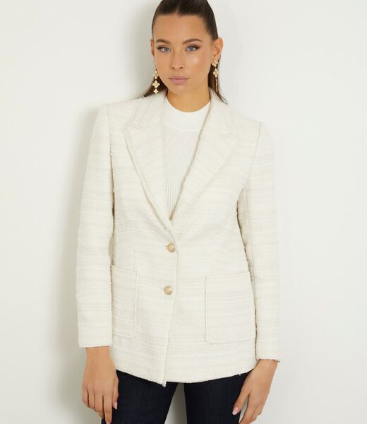 Tweed single breasted blazer