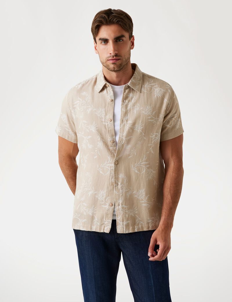 Jacquard Lyocell-blend shirt