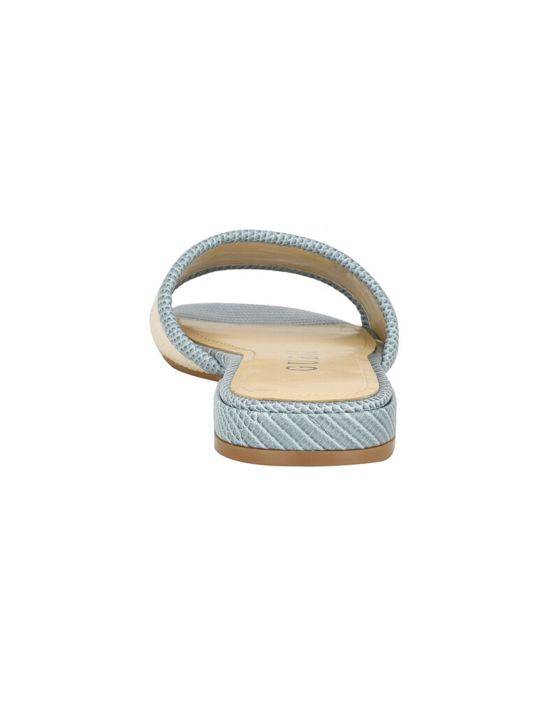 Tampa natural flat sandals