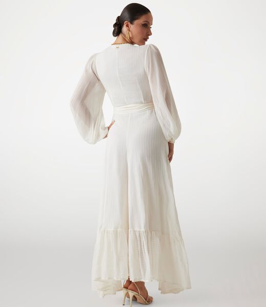 Marciano long fit-and-flare dress