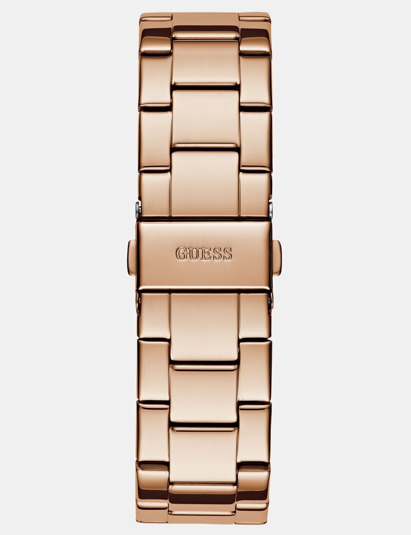 Ladies Rose Gold Tone Multi-function Watch