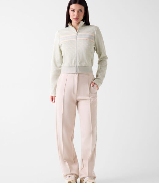 4G JACQUARD FULL ZIP SWEATSHIR