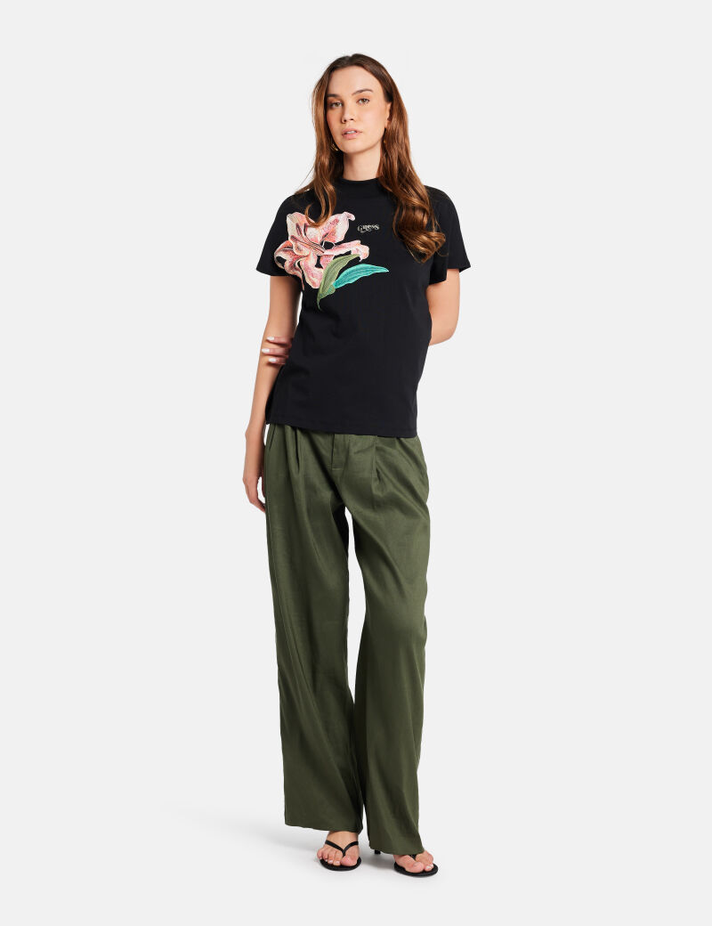SL MOCK NK LILY TEE