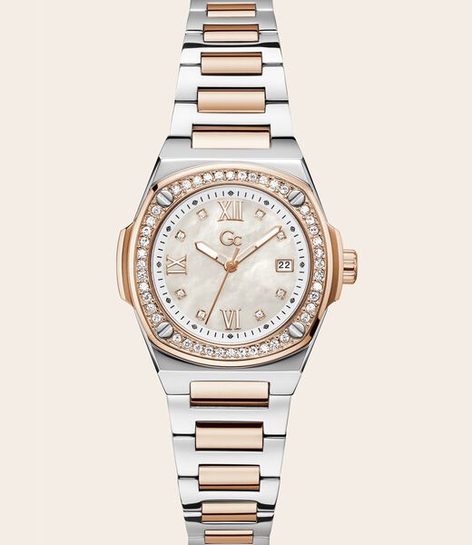 GC steel watch with date function