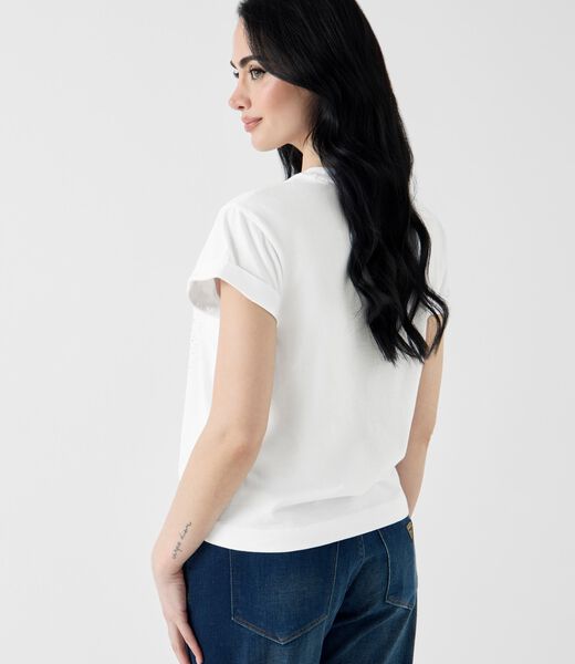 Rhinestones logo t-shirt