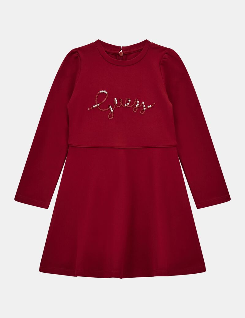 Punto milano fit and flare dress