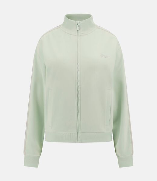 Zip-up logo sweatshirt