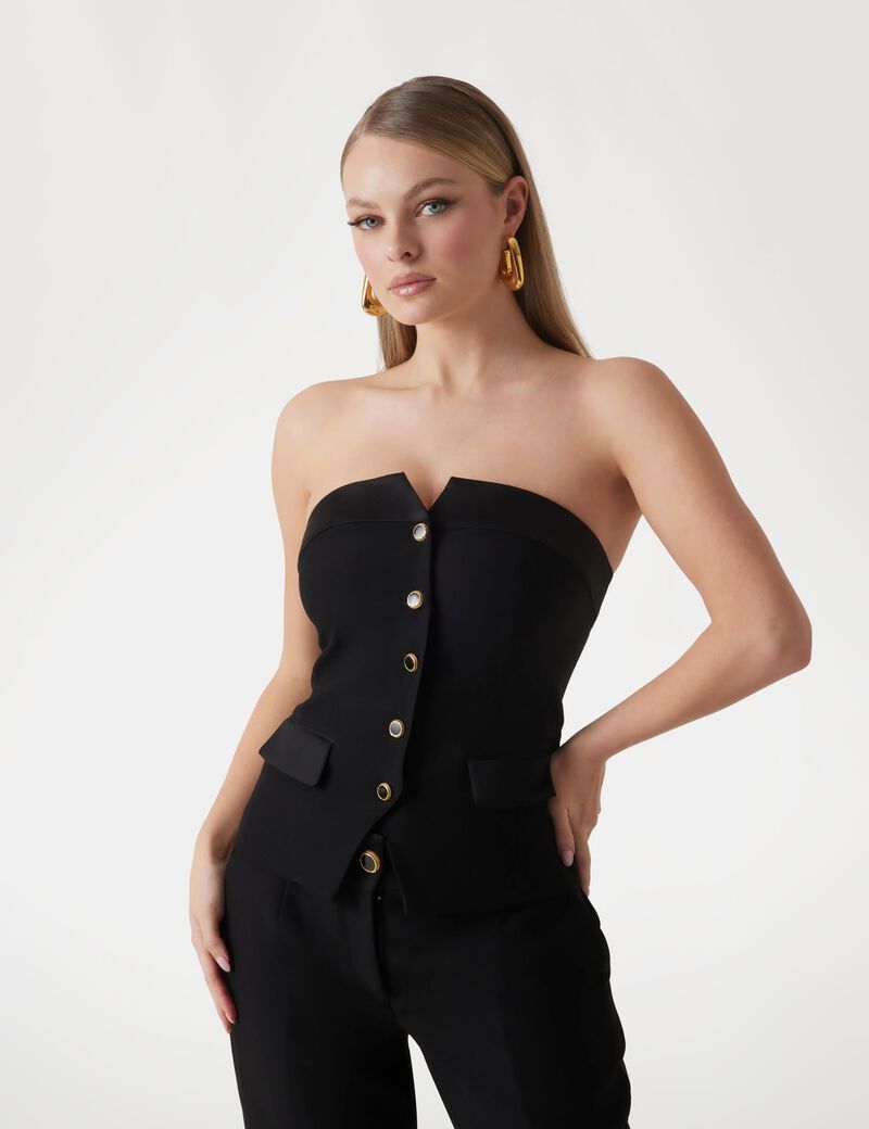 Marciano bustier top.