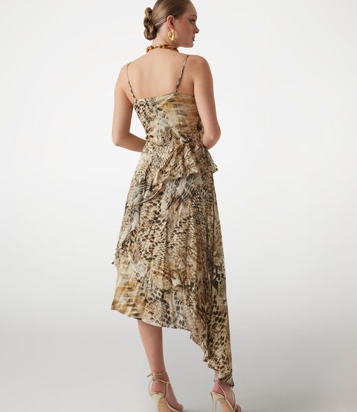 Marciano animal-print midi dress