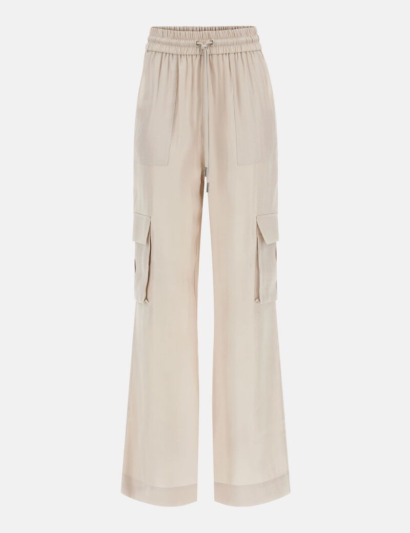 Satin Cargo Pant