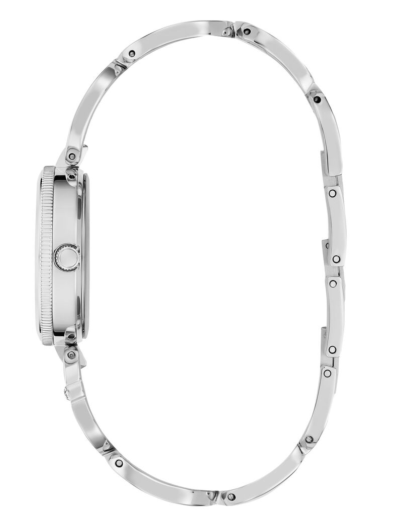 Stainless steel analogue watch