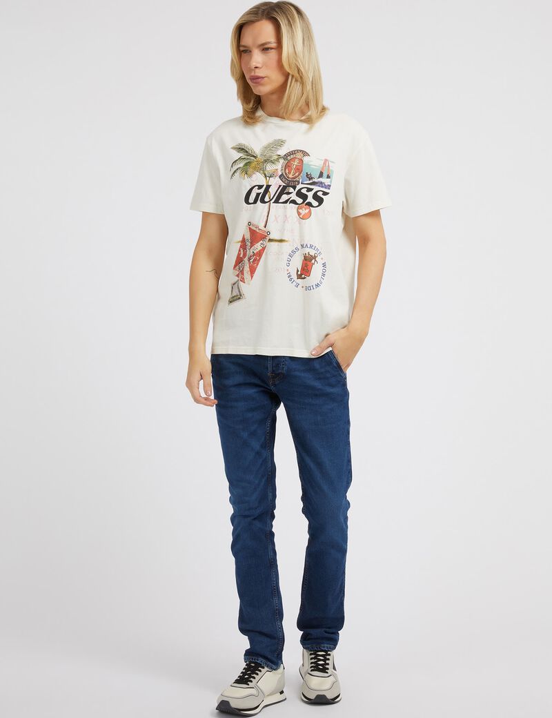 Collage print t-shirt