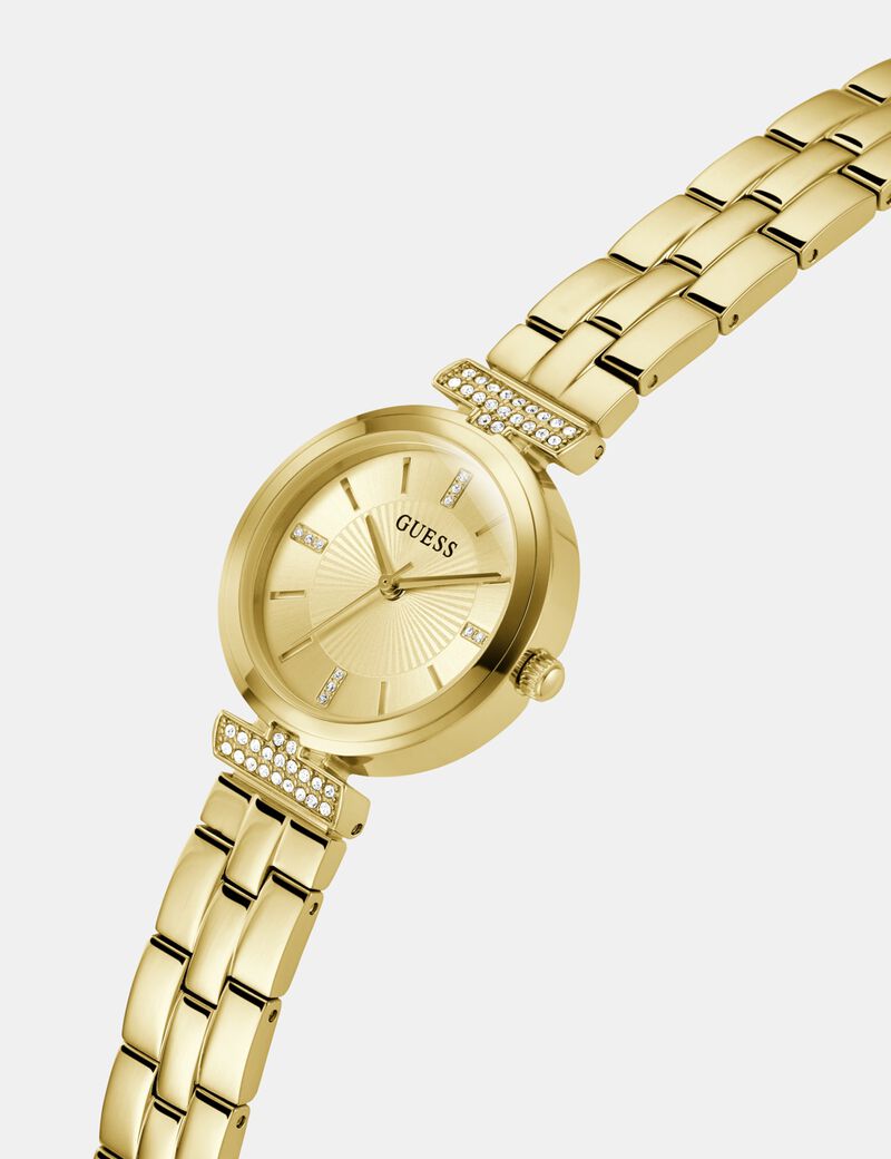 Ladies Gold Tone Analog Watch