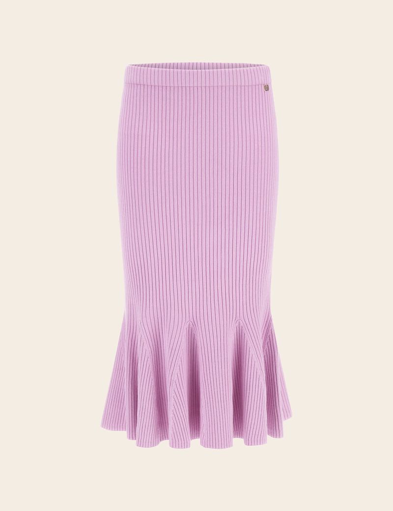 Marciano low ruffles midi skirt