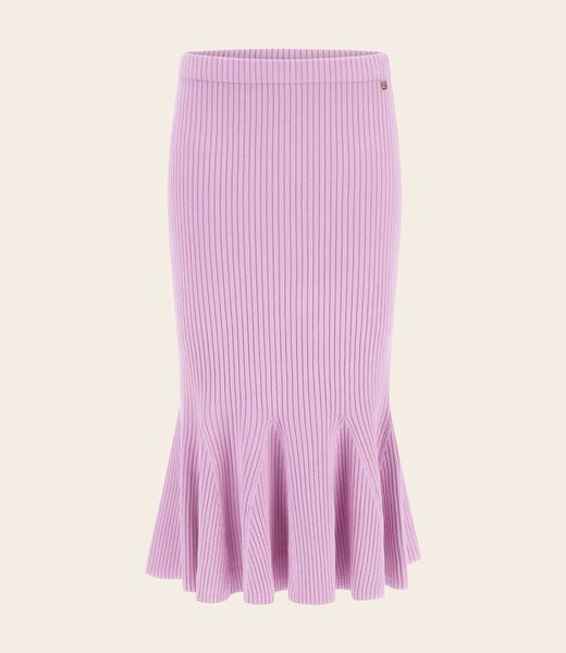 Marciano low ruffles midi skirt