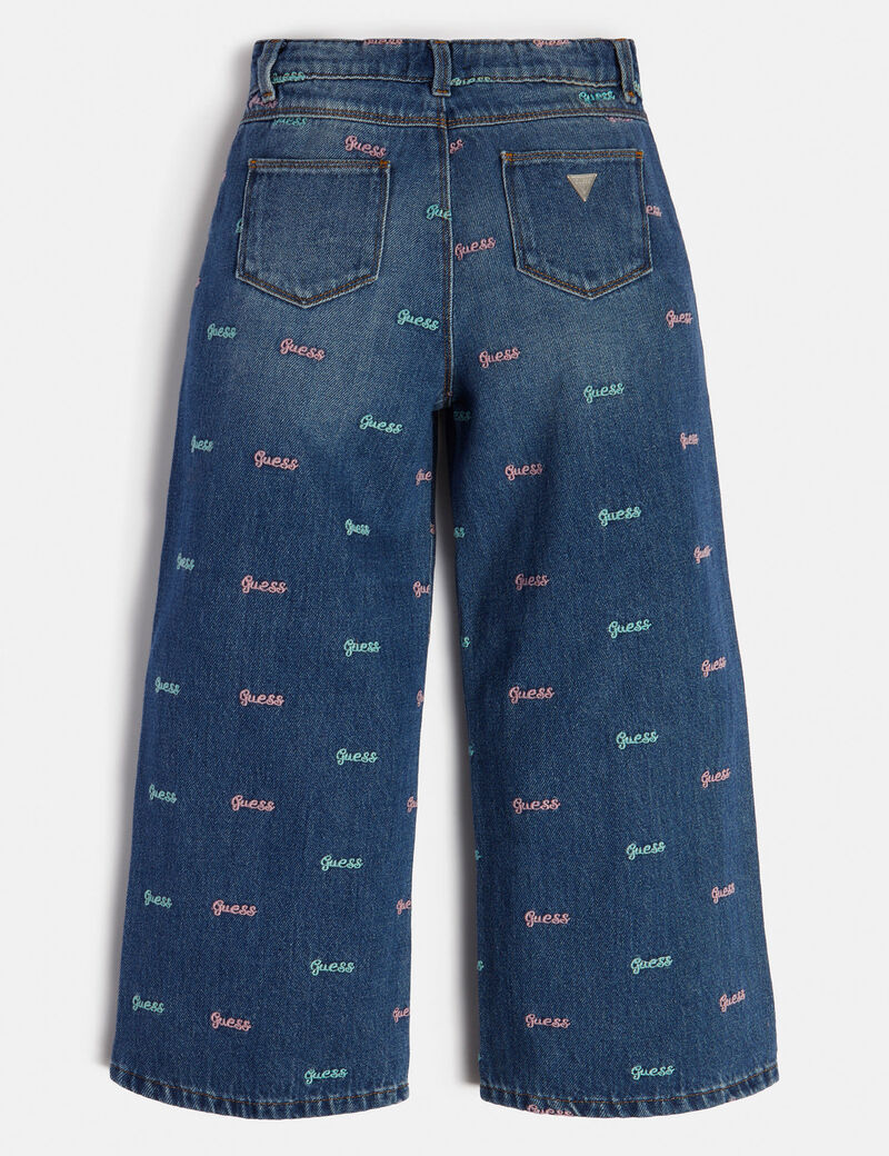 All Over Logo Denim Pant
