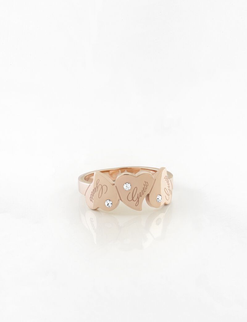Women's Queen Of Heart Rose Gold Ring