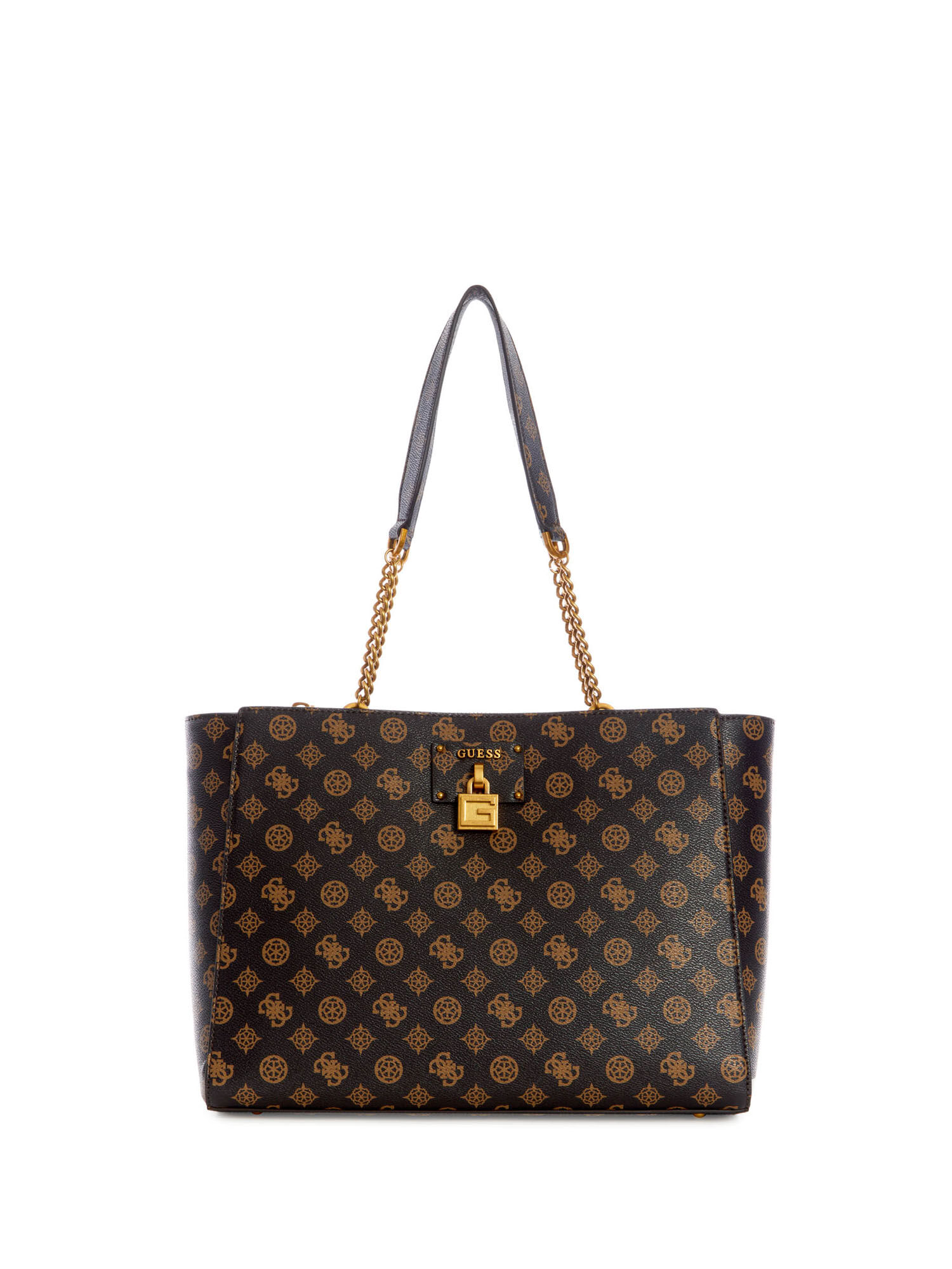Guess logo tote outlet