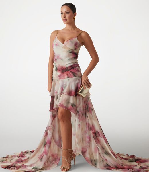 Marciano floral-print long dress