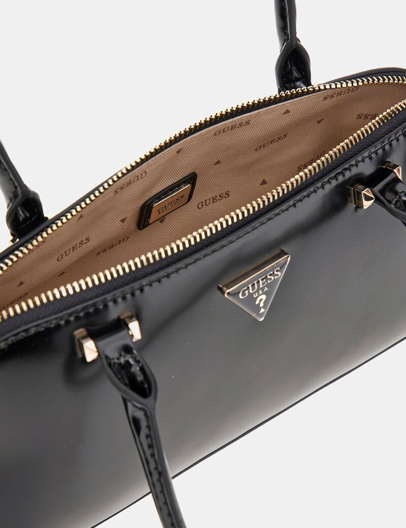 Arnela patent shoulder bag