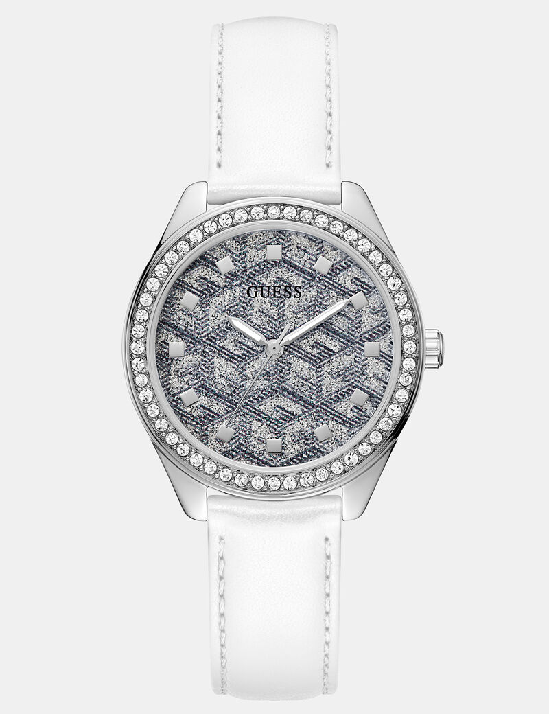 Analogue watch with G Cube logo detail