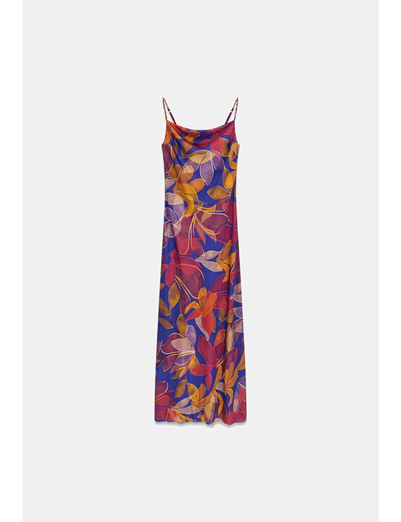 guess marciano printed maxi dress