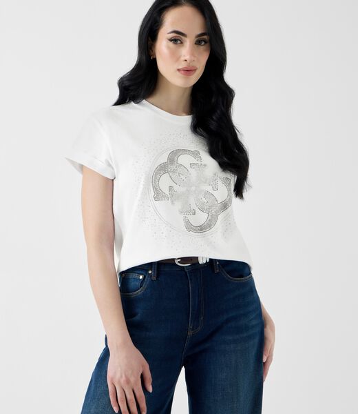 Rhinestones logo t-shirt