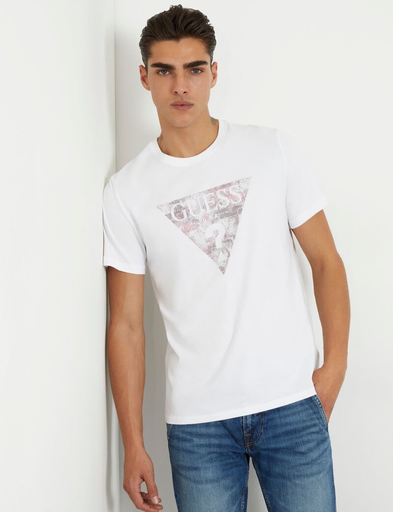 Triangle Logo Stretch T-Shirt
