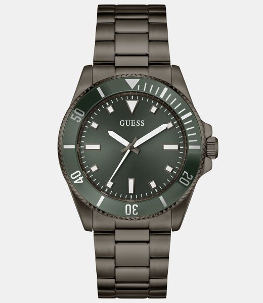 Mens Gunmetal Analog Watch