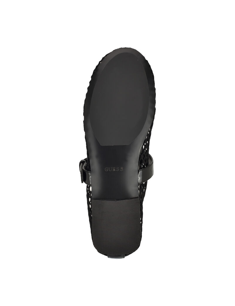 Paxey Mesh MaryJane Flat with Hook and Loop Closure