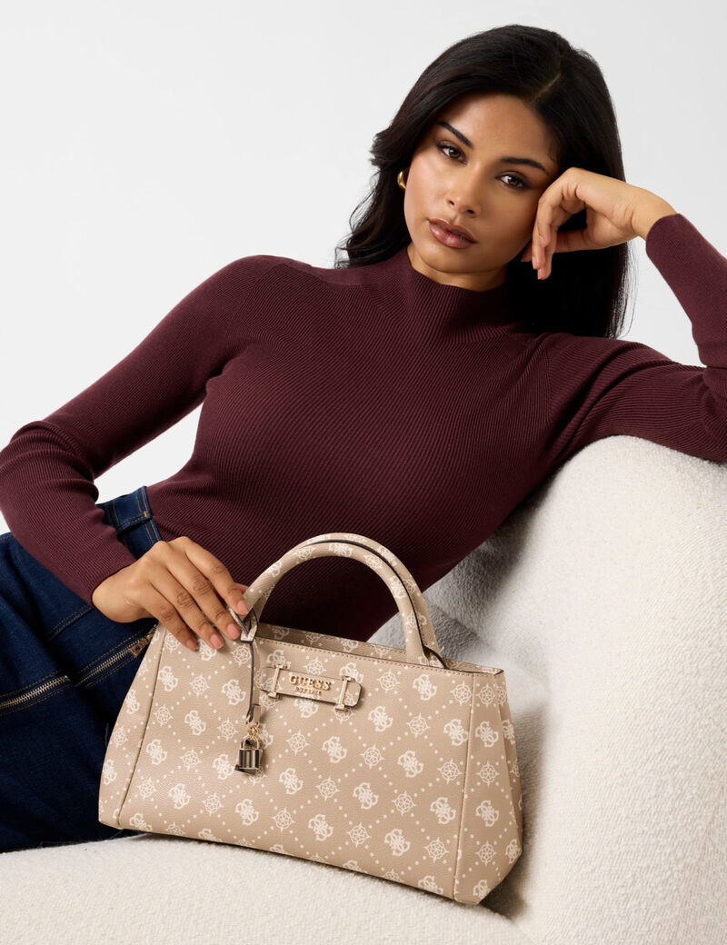 CARRIE LOGO GIRLFRIEND SATCHEL BAG