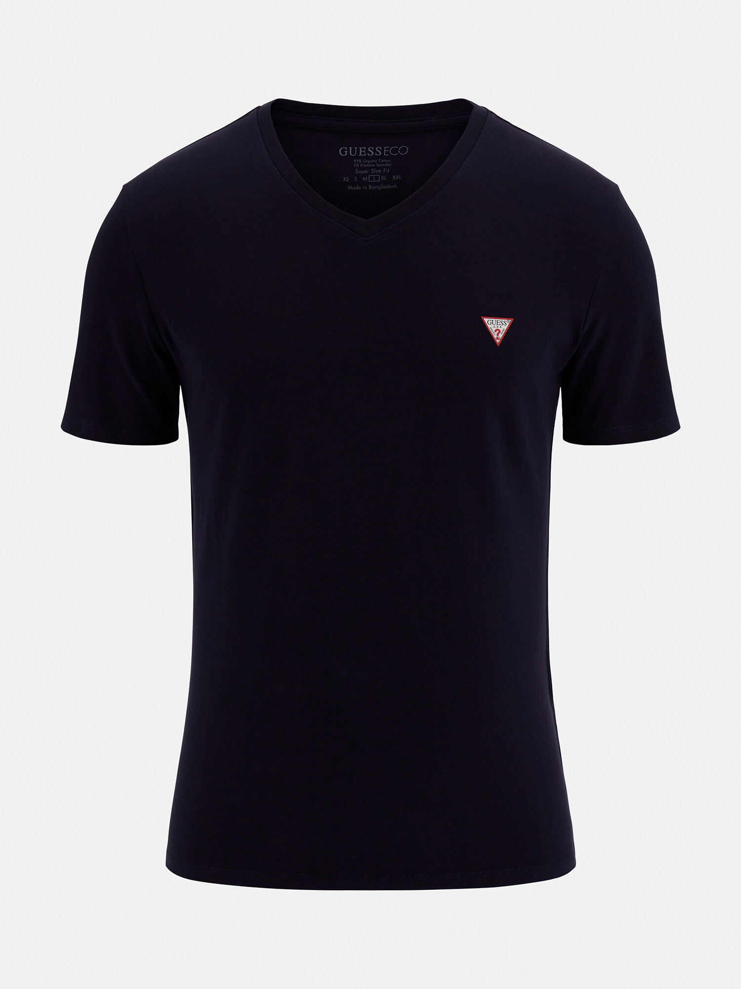 Guess t shirt v neck best sale