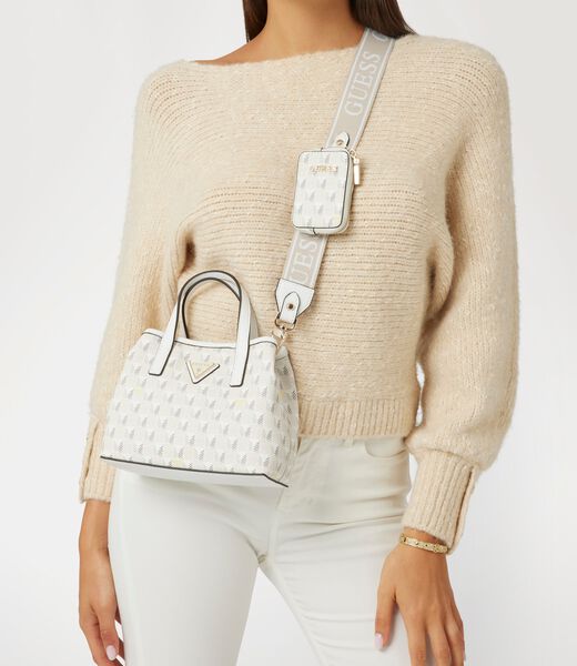 G Wave geometric-print mini handbag