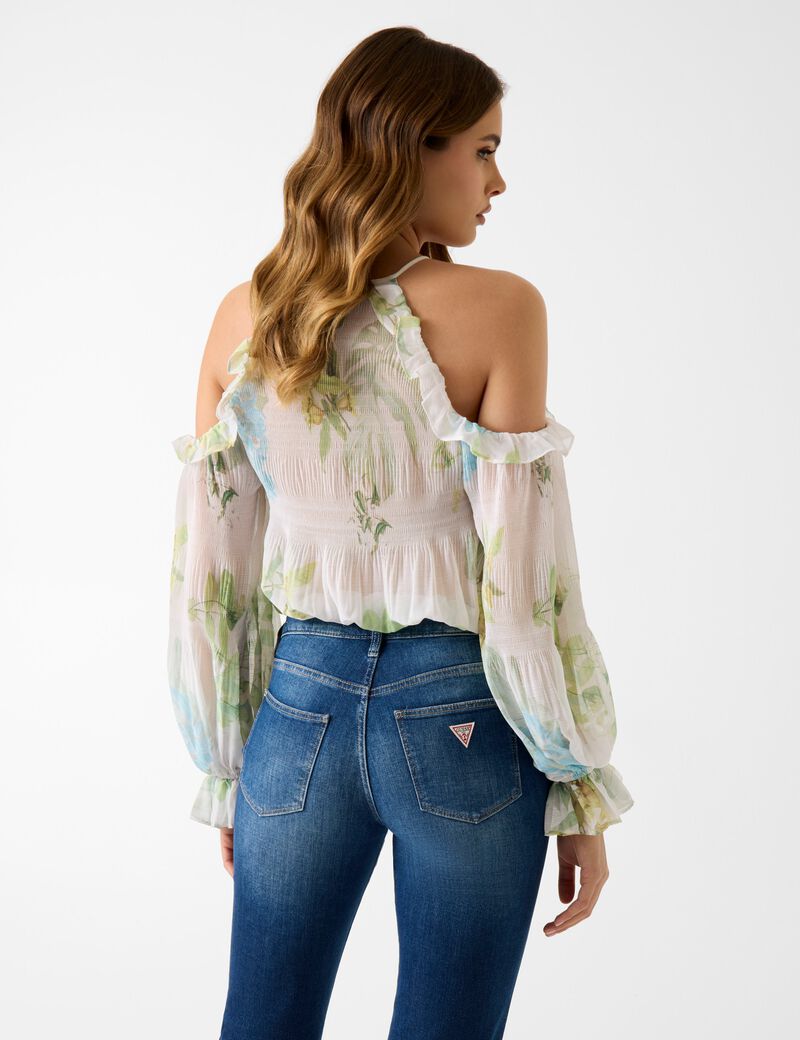 guess chiffon blouse