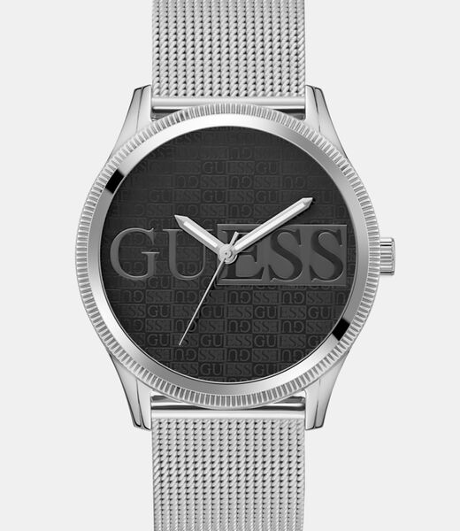 Stainless steel analogue watch