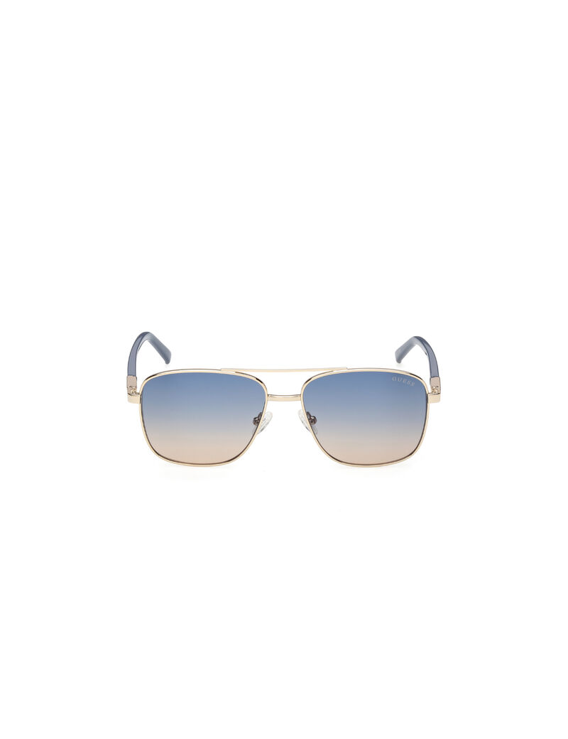 جيس square metal sunglasses
