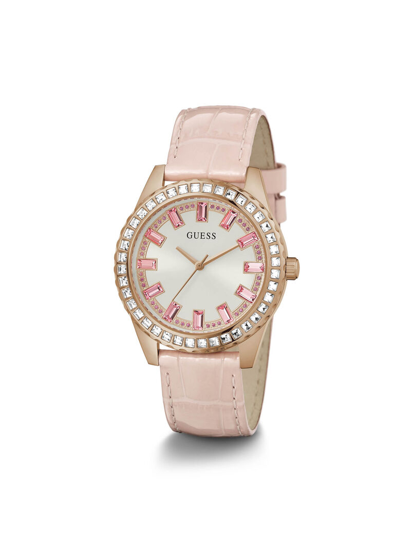 Pink Rhinestone Watch