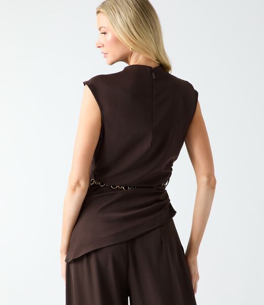 Kamila sleeveless mock neck