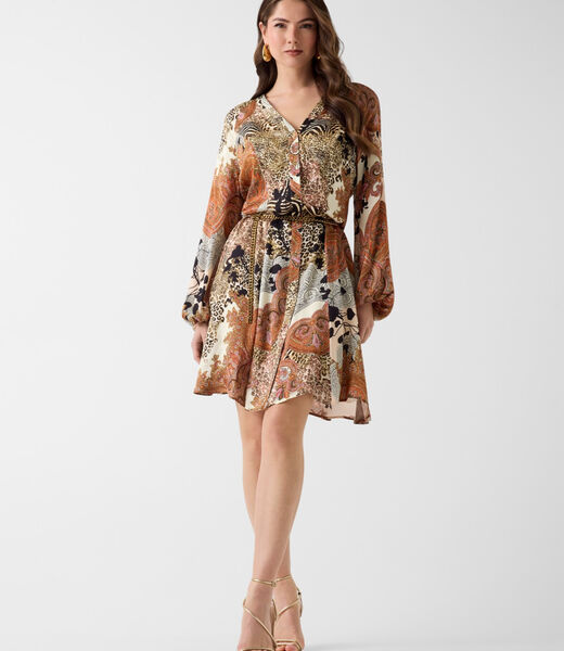 GWENDA LS FLARE DRESS