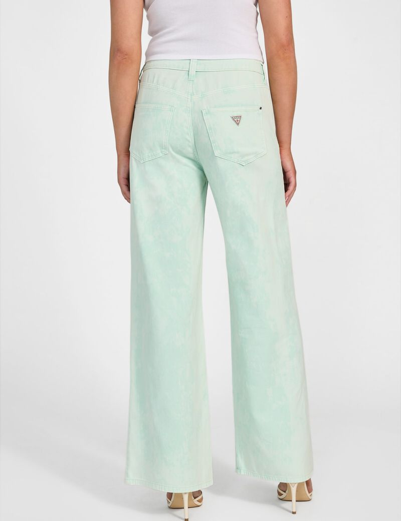 Bellflower wide-leg twill pants