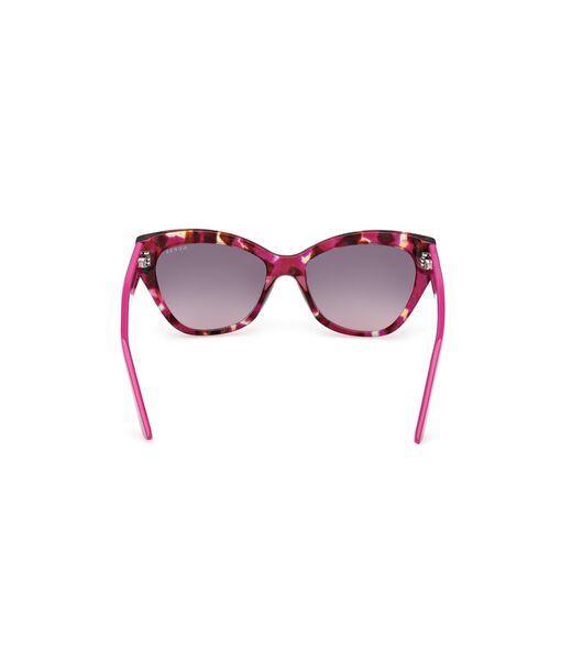 Square purple gradient smoke sunglasses