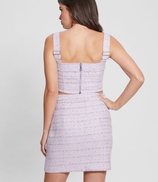 Tweed Bustier Top