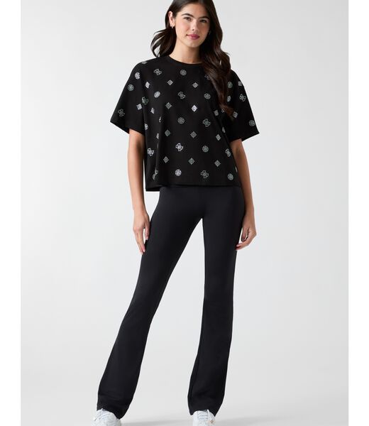 guess all over peony logo tshirt