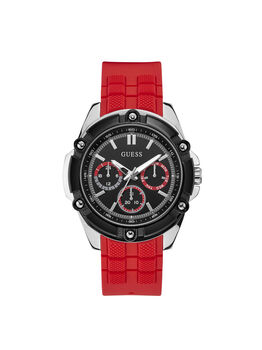 Red And Black Multifunction Watch