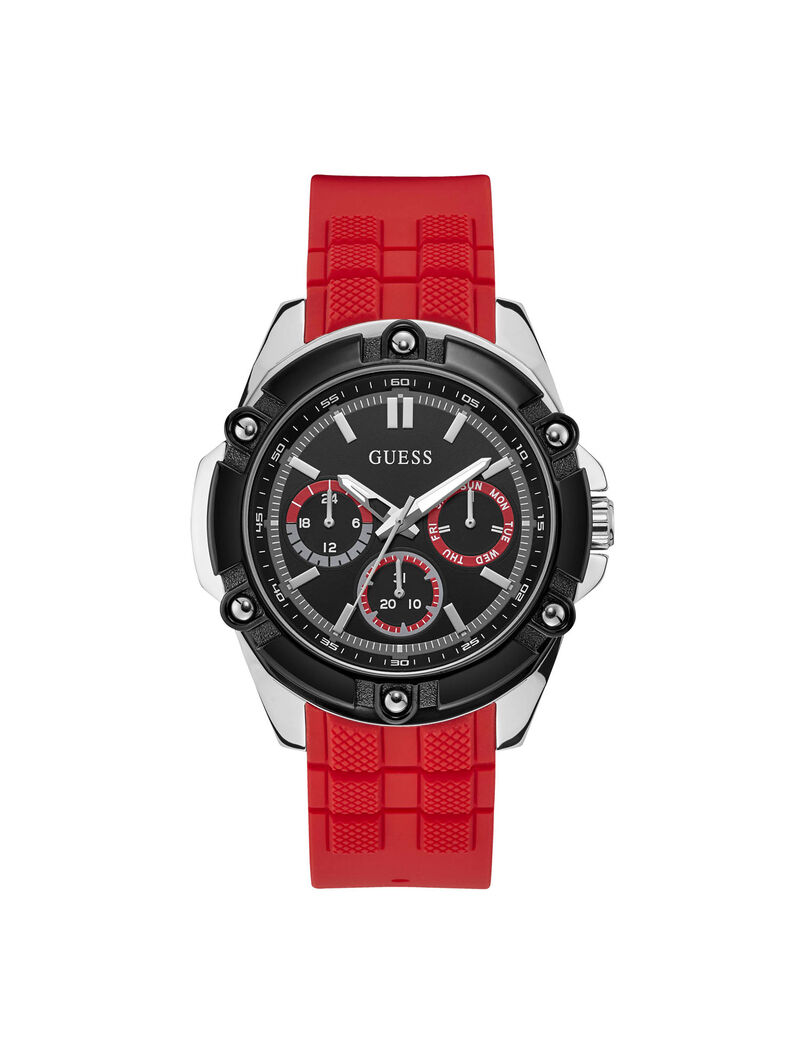 Red And Black Multifunction Watch