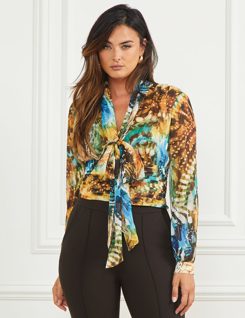 Marciano All Over Print Blouse